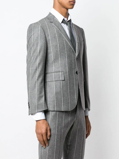 Shop Thom Browne Shadow Stripe Sport Coat In Grey