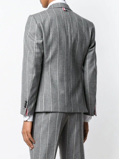 Shop Thom Browne Shadow Stripe Sport Coat In Grey