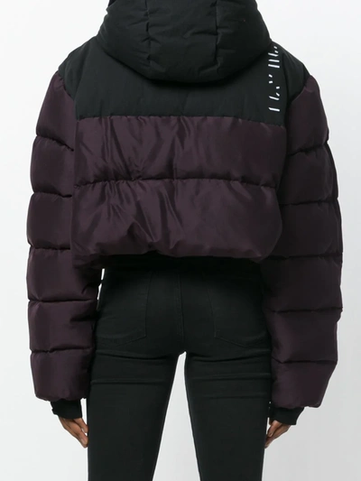 Ben Taverniti Unravel Project Padded Cropped Jacket In Pink