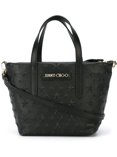 Shop Jimmy Choo Mini 'sara' Crossbody Bag In Black