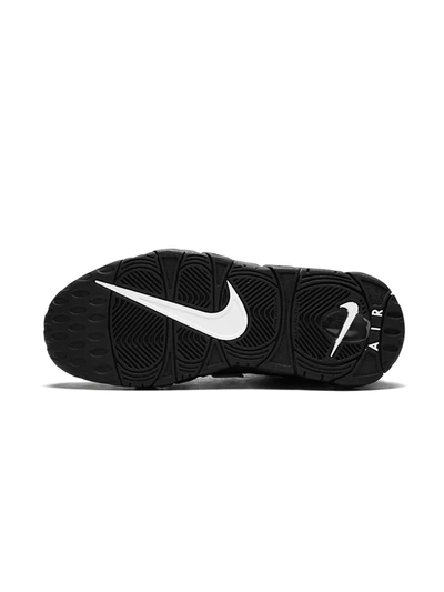 Shop Nike Air More Uptempo "black/ White-black" Sneakers