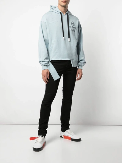 Haculla 'there's No Future For You' Hoodie In Blue