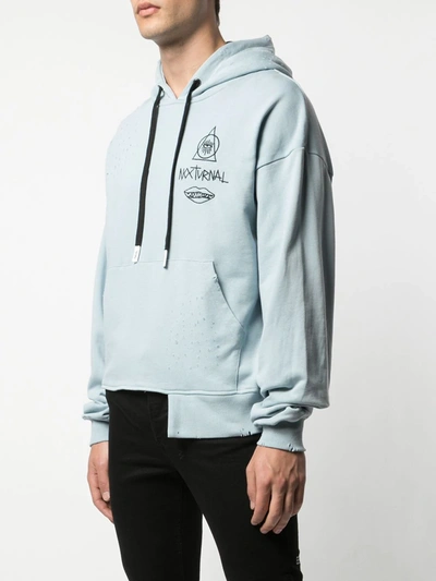 Haculla 'there's No Future For You' Hoodie In Blue