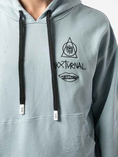 Haculla 'there's No Future For You' Hoodie In Blue