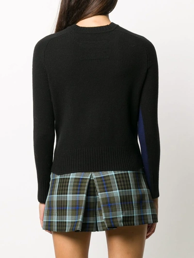Marc Jacobs The Diy Colour-block Jumper In Blue