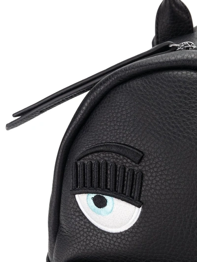 Shop Chiara Ferragni Eye Design Backpack In Black