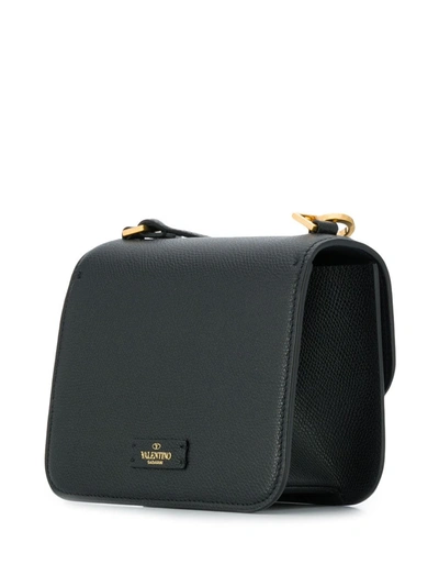 Shop Valentino Small Vsling Shoulder Bag In Black