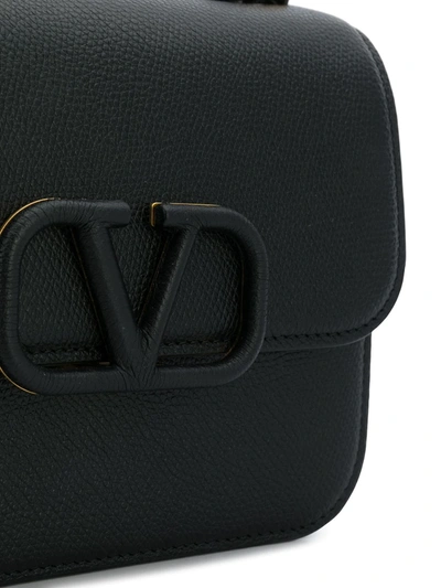 Shop Valentino Small Vsling Shoulder Bag In Black