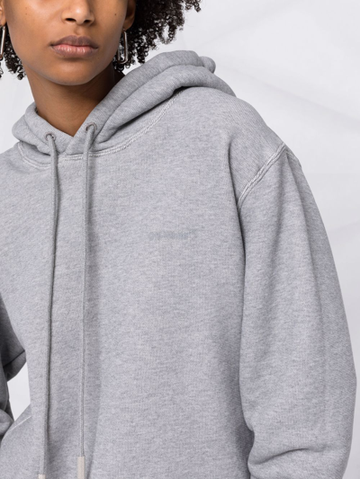 Shop Off-white Diag-print Hoodie In Grau