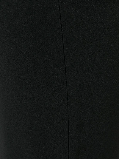 Pre-owned Versace Flared Trousers In Black