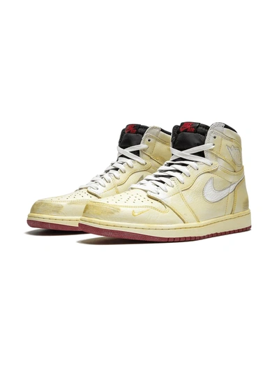 Jordan Air  1 Hi Og Nrg Nigel Sylvester In Sail/white-varsity Red