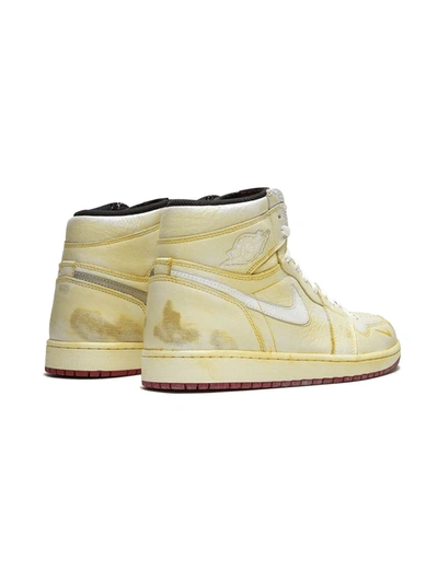 Jordan Air  1 Hi Og Nrg Nigel Sylvester In Sail/white-varsity Red