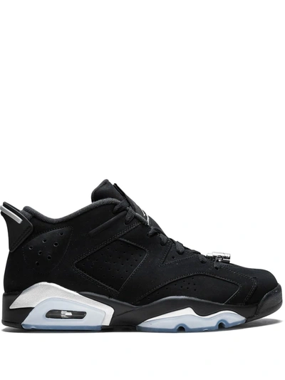 Shop Jordan Air  6 Retro Low "metallic Silver" Sneakers In Black