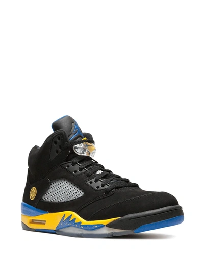 Jordan Air  5 Retro Sneakers In Black