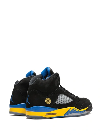 Jordan Air  5 Retro Sneakers In Black