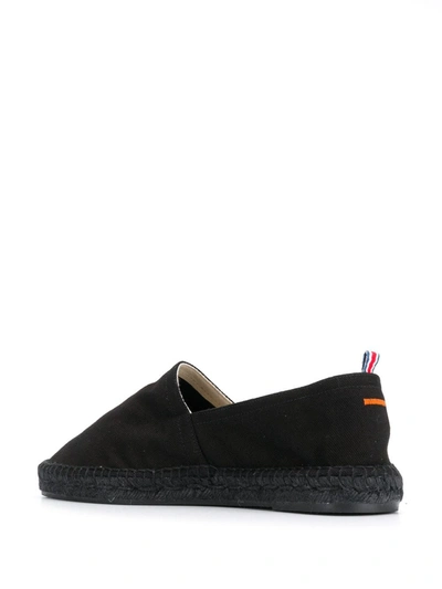 Shop Castaã±er Suede Espadrilles In Black