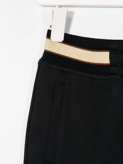 Dolce & Gabbana Cotton Track Pants In Blue