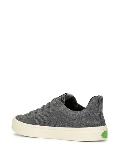 Shop Cariuma Ibi Low-top Knit Sneakers In Grey