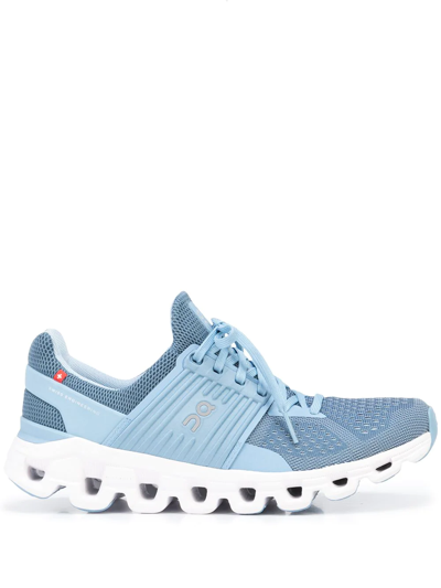 Shop On Running Cloudswift Ridged-sole Sneakers In Blau