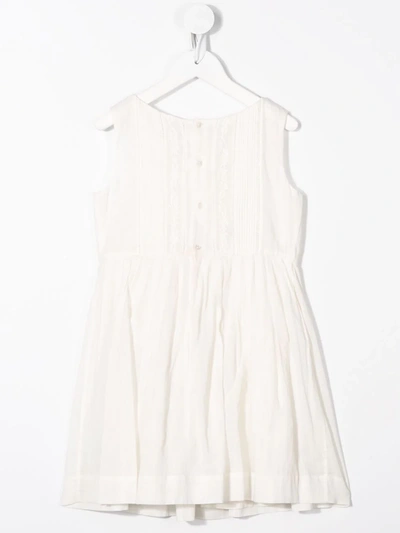 Shop Bonpoint Lace Insert Dress In White