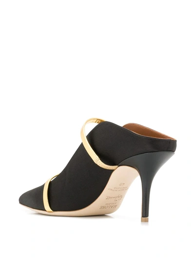 Malone Souliers Maureen 70 Leather Mules In Nero | ModeSens