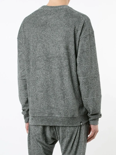 Shop Mostly Heard Rarely Seen Logo Print Sweatshirt In Grey