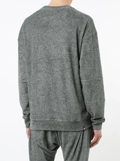 Mostly Heard Rarely Seen Logo Print Sweatshirt In Grey