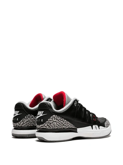Shop Nike Zoom Vapor Aj3 Sneakers In Black