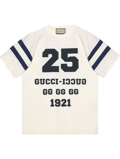 Gucci Logo-print Cotton T-shirt In Weiss | ModeSens