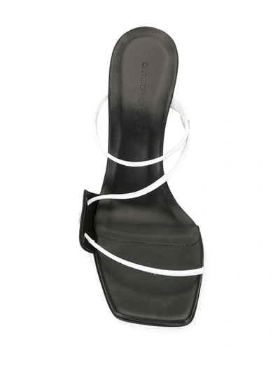 Shop Christopher Esber Alexa Wedge Sandals In Black