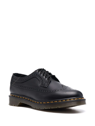 Dr. Martens' Dr. Martens Man Lace-up Shoes Black Size 11 Leather In Schwarz