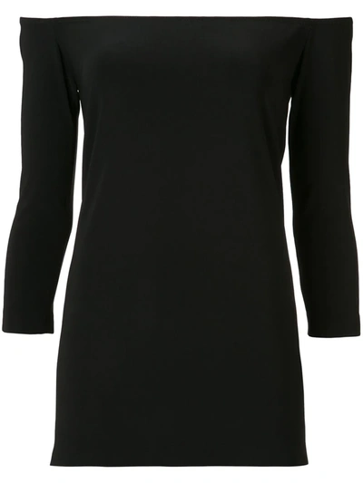 Shop Norma Kamali Off-the-shoulder Blouse In Black