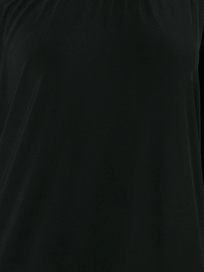 Shop Norma Kamali Off-the-shoulder Blouse In Black