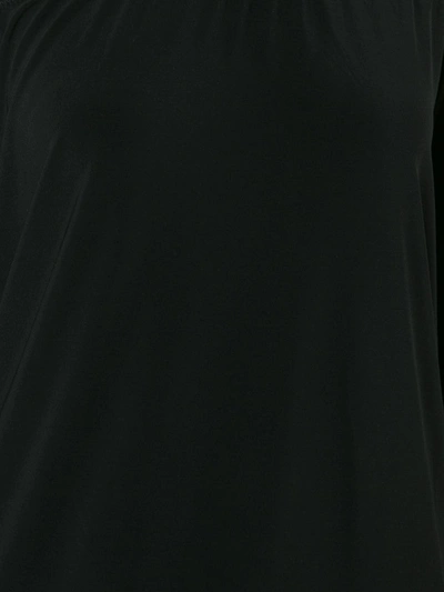 Norma Kamali Off Shoulder Jersey Top In Black