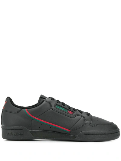 Shop Adidas Originals Continental 80 Sneakers In Black