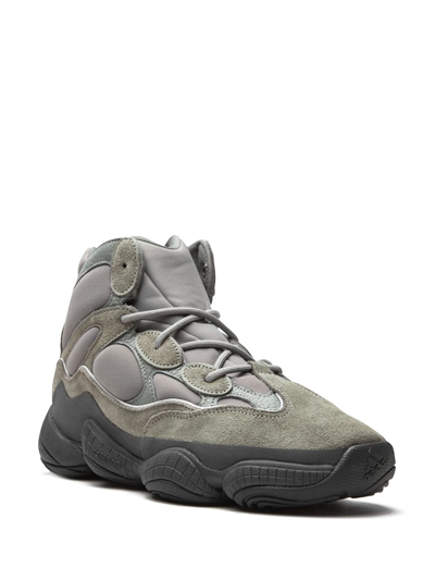 Adidas Originals Yeezy 500 High "mist Slate" Sneakers In Grey