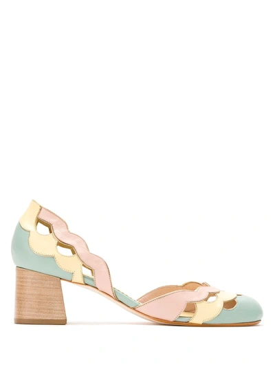 Shop Sarah Chofakian Circus Pumps In Multicolour