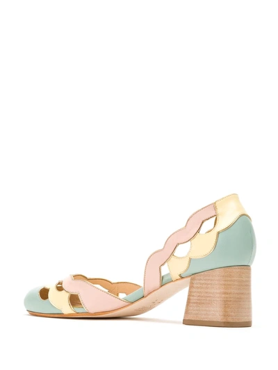 Shop Sarah Chofakian Circus Pumps In Multicolour