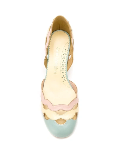 Shop Sarah Chofakian Circus Pumps In Multicolour