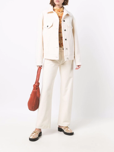 Jacob Cohen Textured Wool Jacket In Neutrals