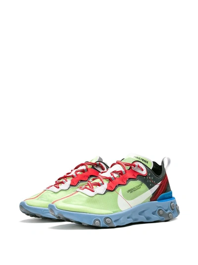 Nike X Undercover React Element 87 Sneakers In Yellow