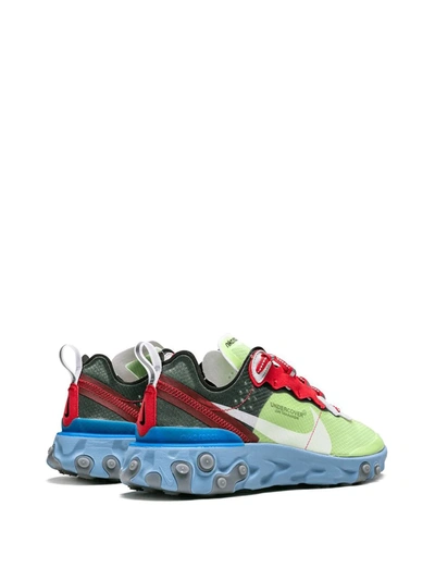 Nike X Undercover React Element 87 Sneakers In Yellow