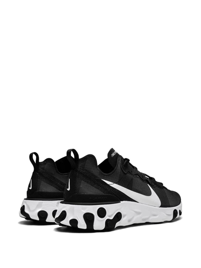Nike React Element 55 Sneakers In Black | ModeSens