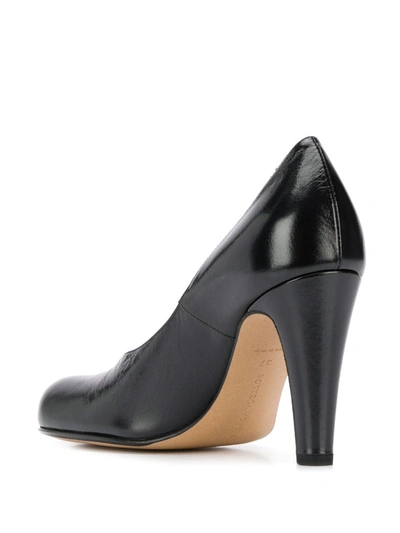 Shop Bottega Veneta Bloc High-heeled Pumps In Black