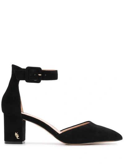 Shop Kurt Geiger Burlington Pointed Pumps In Black