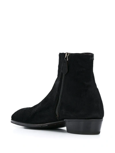 Shop Lidfort Cavallino Ankle Boots In Black