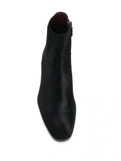 Shop Lidfort Cavallino Ankle Boots In Black