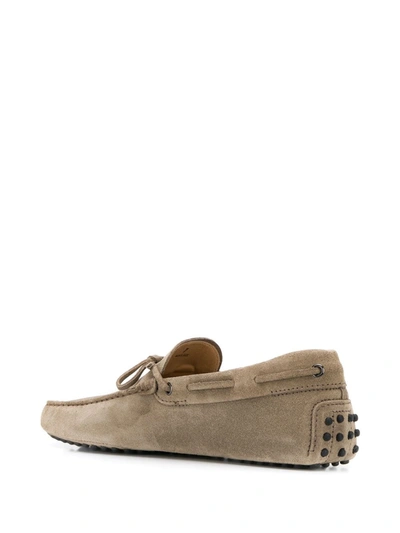 Tod's Gommino Driving Shoes In Green