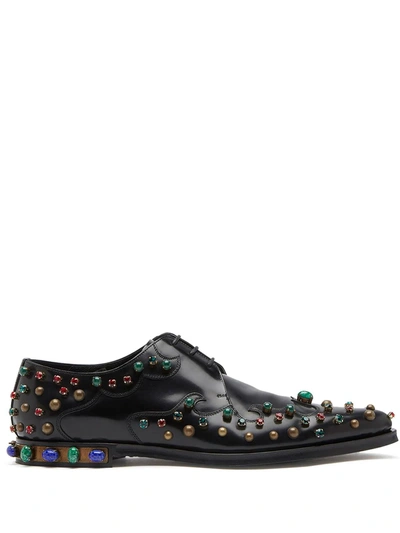 Dolce and gabbana crystal embellished shoes cheap