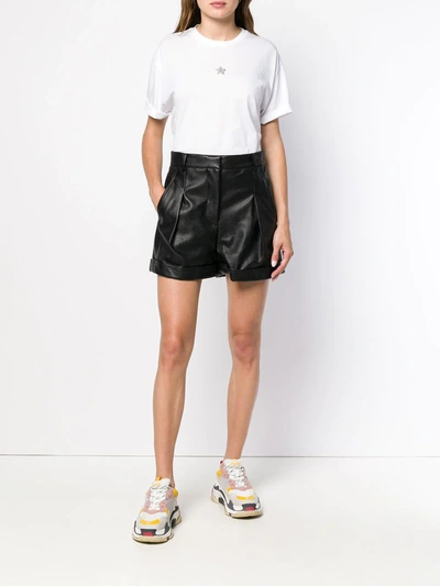 Stella Mccartney Iridescent-star Cotton T-shirt In White